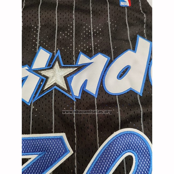 Camiseta Orlando Magic Shaquille O'Neal NO 32 Mitchell & Ness 1994-95 Negro